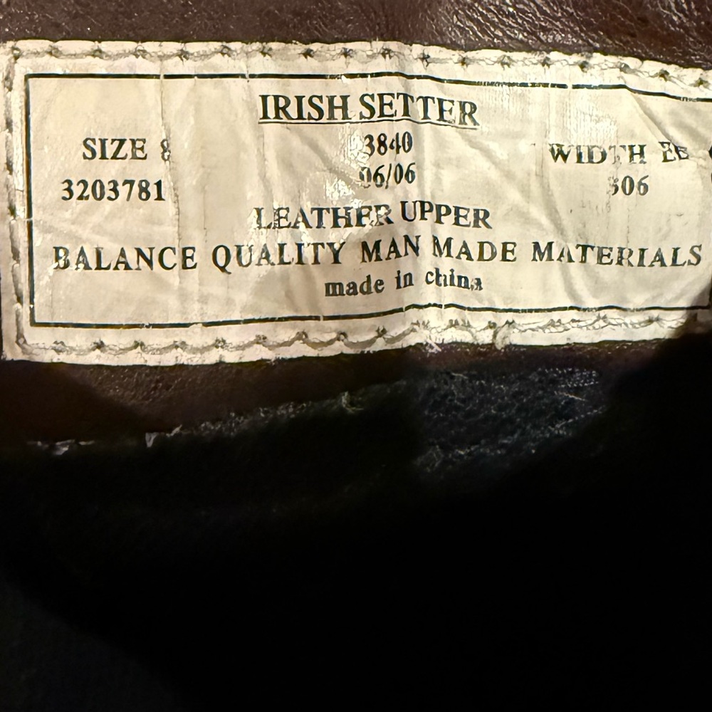 Irish Setter by Red Wing Men’s SnowRidge Waterproof Leather Boots - Size 8 - Picture 5 of 5